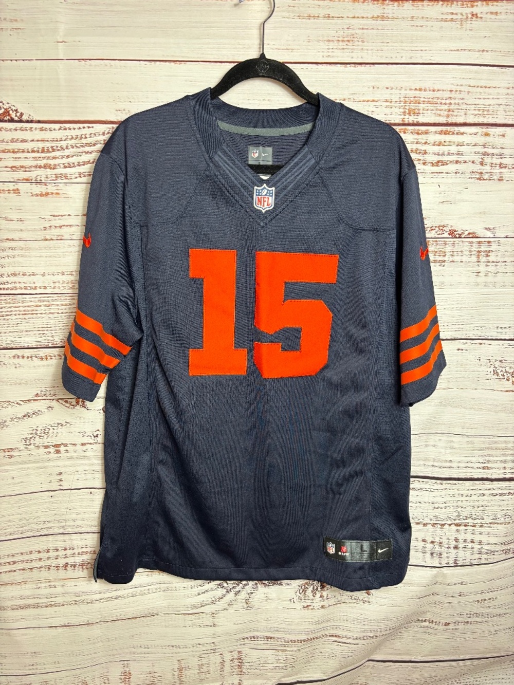 NIKE NFL On Field Chicago Bears #15 Brandon Marshall Jersey Men’s L